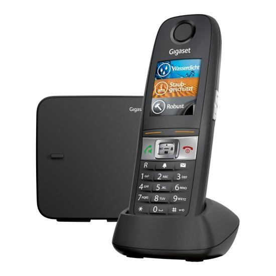 GIGASET E630 IP65 Dect Telsiz Telefon ( Suya, toza, şoka yüksek dayanıklılık, led ışıklı)