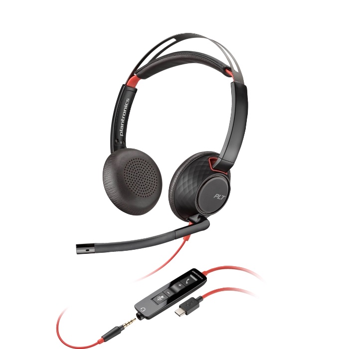 POLY BLACKWIRE 5220 ÇİFT TARAFLI USB KULAKLIK