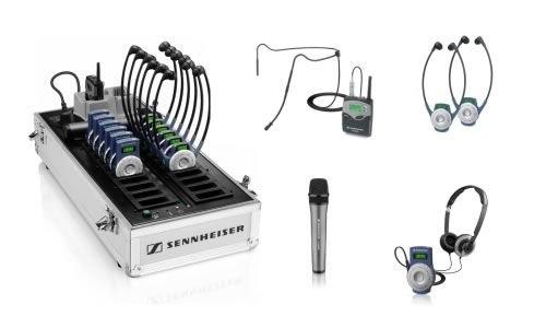 SENNHEISER HDE 2020-D TOURGUIDE SYSTEM, Tercüme Sistemi, 20 adet Dijital 6 Kanal Kulaklık